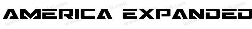 America Expanded字体转换
